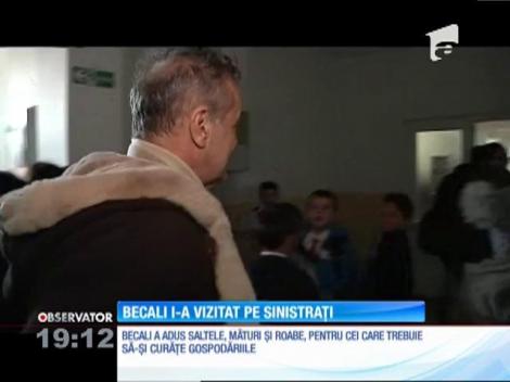 Gigi Becali sare în ajutorul sinistraţilor de la Pechea!