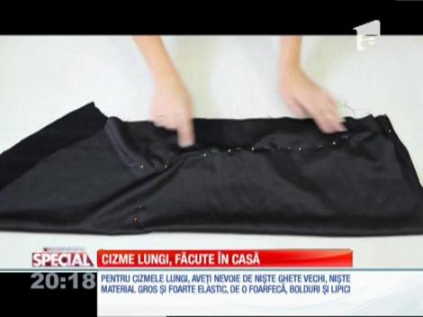 SPECIAL! Cizme lungi făcute în casă