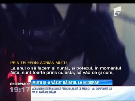 Adi Mutu şi-a văzut băiatul la ecograf!