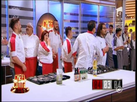 ”- Băi sos de mălai, tu n-aveai ce să cauți aici! - Tu vorbești, compoțel?!” Jurizarea primei probe a iscat un conflict dur între chefi