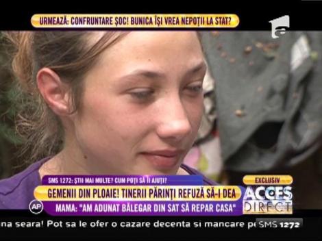 Alexandru și David, gemenii care îndură frigul și ploaia!