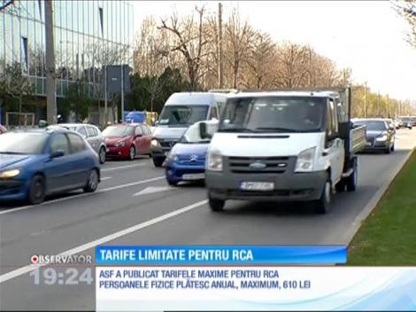 Poliţele RCA vor avea tarife maxime