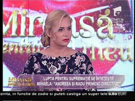 Mihaela de la "Mireasă pentru fiul meu" acuză: "Andrada şi Radu primesc directive!"