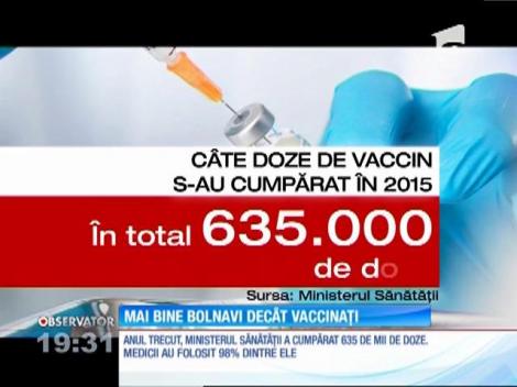 Mai bine bolnavi decât vaccinaţi