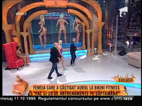 Ioana Șulea, femeia care a câștigat aurul la Bikini Fitness