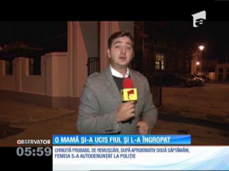 Şocant!  O mamă din Ploieşti şi-a omorât propriul fiu, în somn, apoi i-a îngropat trupul