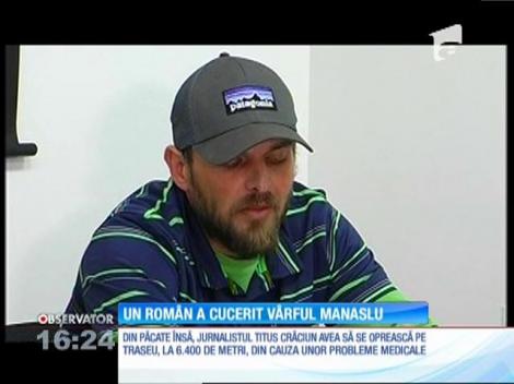 Un român a cucerit vârful Manaslu din Himalaya