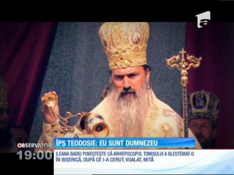În numele Domnului! Ileana Badiu, blestemată de Înaltpreasfinţitul Teodosie, chiar înainte de nuntă: "A început să urle ca posedat, în biserică. (...) Mi-a spus că el este Dumnezeu"
