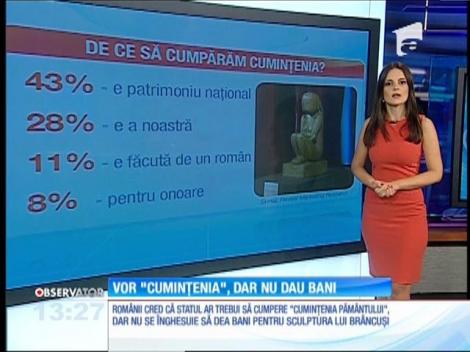 Românii cred că statul ar trebui să se cumpere Cuminţenia pământului, dar nu se înghesuie să de bani