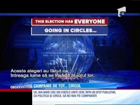 Conducerea Ringling cere ca alegerile prezidenţiale să nu mai fie comparate cu un circ
