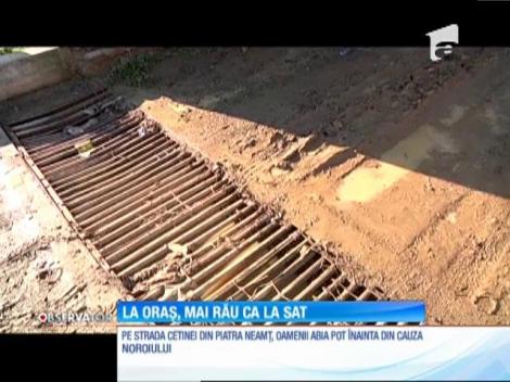 "Perla Moldovei" din Piatra Neamţ, pare un sat uitat de lume