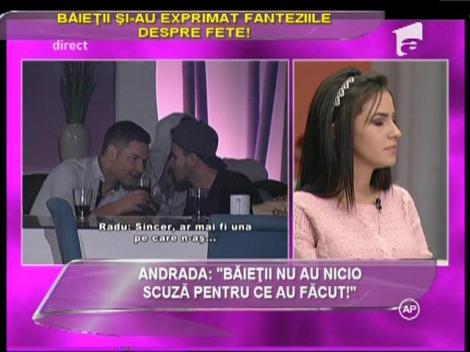 Andrada: "Băieţii nu au nicio scuză pentru ce au făcut!"