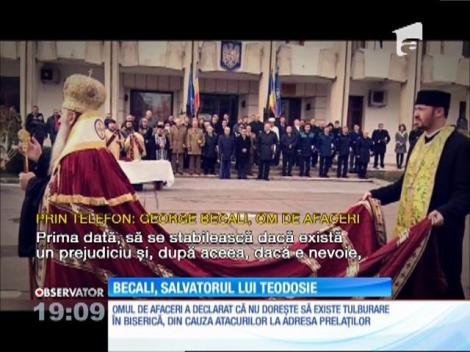 George Becali îl apără pe Înalt Preasfinţitului Teodosie