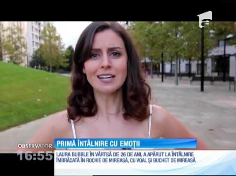 Tu ce-ai fi făcut? O domnișoară apărut la întâlnire în rochie de mireasă, cu voal şi buchet! Reacția LUI a devenit VIRALĂ!