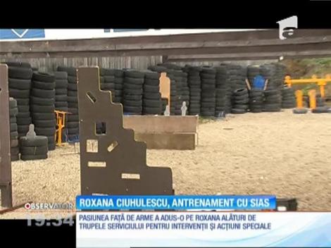 Roxana Ciuhulescu, antrenamente alături de trupele speciale SIAS