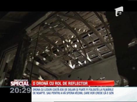 SPECIAL! O dronă cu rol de reflector