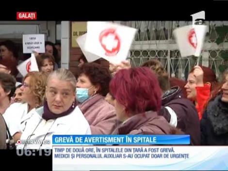 Grevă de avertisment în spitale