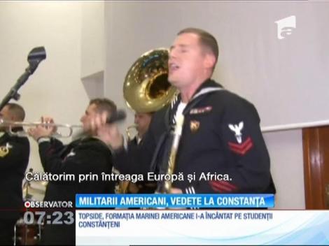 Marinarii americani, vedete la Constanţa