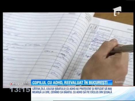 Elevul cu ADHD din Piteşti o să fie reevaluat de specialişti