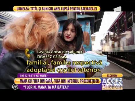 Lavinia Grosu, dir.adjunct DGASPC Călăraşi: "Fetiţa a fost adoptată"