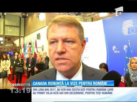 Iohannis, anunţ de ultimă oră pentru cei din străinătate. Canada renunţă la vize pentru români
