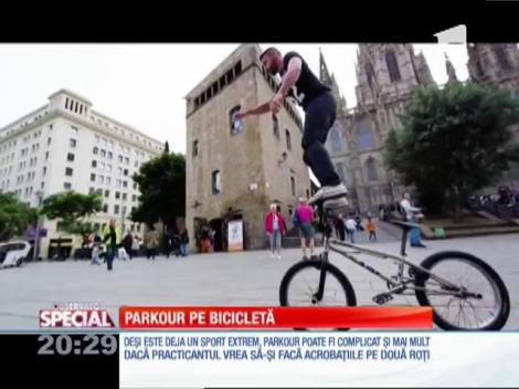 SPECIAL! Parkour cu bicicleta