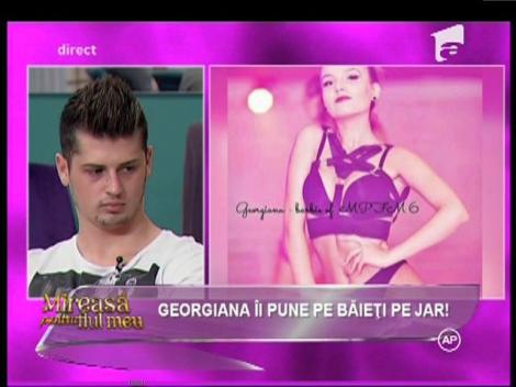 HOT! Concurenta a făcut ravagii în casă! Petru, privind pozele Georgianei din club: "M-a luat transpiraţia..."