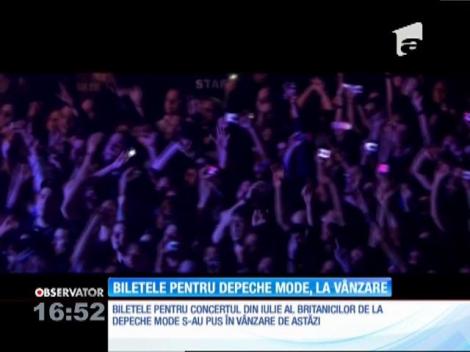 Fanii îşi pot cumpăra bilete pentru concertul Depeche Mode din România