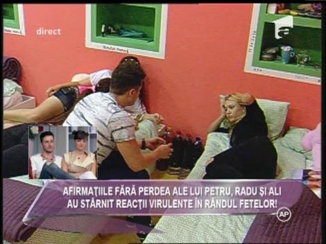 Radu, Petru și Ali, criticați, în continuare, fără milă