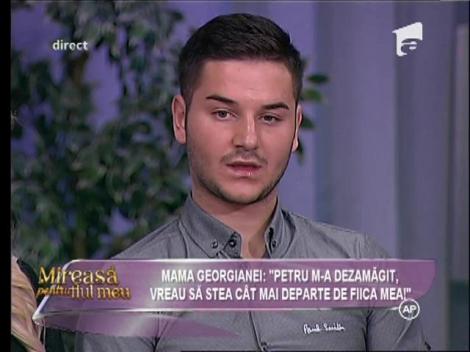 Lica, mama Georgianei: "Petru m-a dezamăgit. Vreau să stea cât mai departe de fiica mea!"