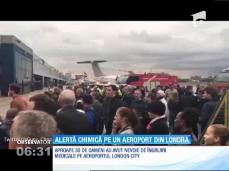 Panică mare pe unul dintre aeroporturile care deservesc Londra. Din cauza unui incident chimic aproximativ 500 de persoane au fost evacuate