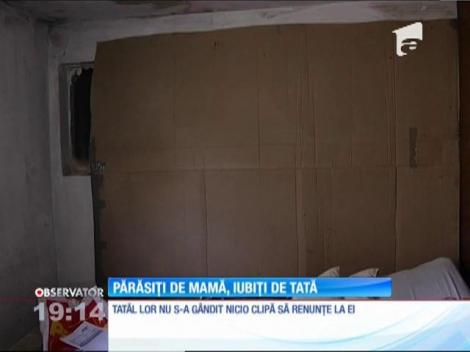 Doi copii din Sibiu trăiesc într-o cămăruţă amenajată într-un grajd