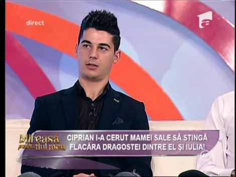 Mama lui Ciprian de la "Mireasă pentru fiul meu": "Flacăra iubirii dintre fiul meu şi Iulia trebuia stinsă demult!"
