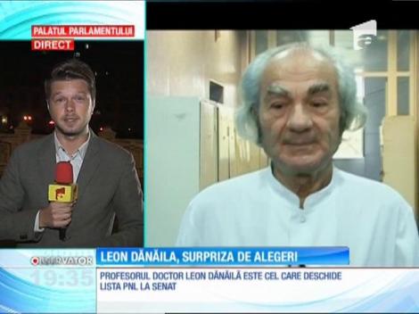 Medicul Leon Dănăilă este cel care deschide lista PNL la Senat