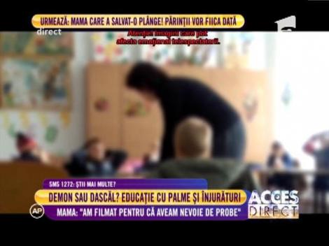 Copiii de la o grădiniţă din Vrancea sunt terorizaţi de educatoarea lor