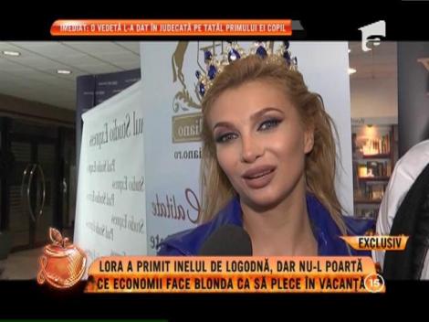 Lora se mărită! Vedeta a primit inelul de logodnă
