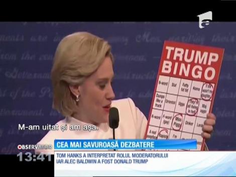 Ultima dezbatere dintre Donald Trump si Hillary Clinton, parodiată de doi mari actori de la Hollywood
