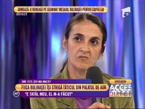 Geanina Brătianu, fiica bulibaşei din Bârlad, îşi strigă tatăl din palatul de aur