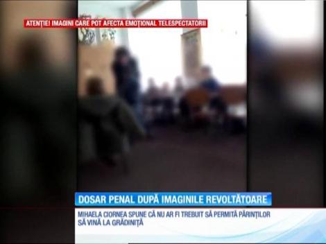 Poliţiştii au deschis un dosar penal pe numele educatoarei din Vrancea care terorizează copiii
