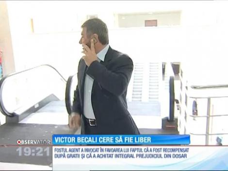Victor Becali cere să fie liber