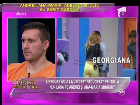 A recurs Iulia la un gest necugetat pentru a nu-i lăsa pe Andrei şi Ana-Maria singuri?