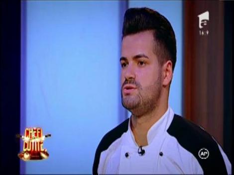 Marius Melniciuc, din echipa neagră, a fost eliminat din competiţie!