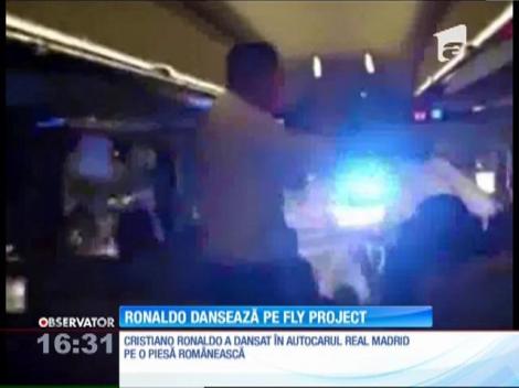 Cristiano Ronaldo a dansat în autocarul Real Madrid pe o piesă românească