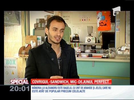 Special! Covrigul-sandwich, mic-dejunul perfect