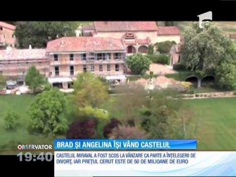 Brad Pitt şi Angelia Jolie îşi vând castelul