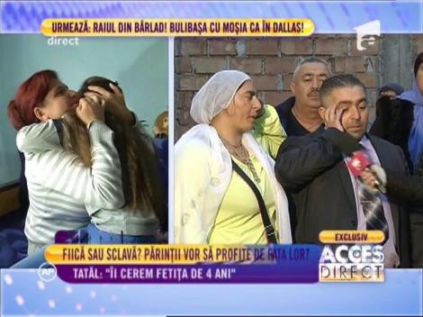 Tatăl Crezentinei: "Adriana Lungu a vrut să ne ia şi fetiţa şi banii"