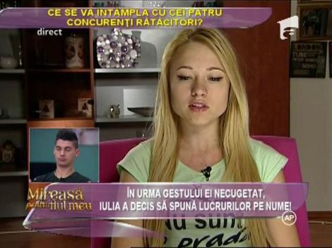 Iulia de la "Mireasă pentru fiul meu", după ce a sărit gardul: "Sunt dezamăgită de Edith, râdea când săream gardul"