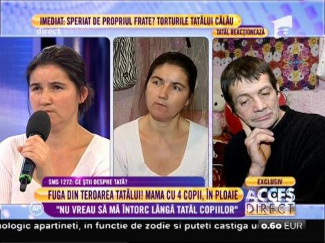 Mama care vrea să fugă de tatăl copiilor ei: ”M-a tăiat cu cuțitul. Am fost la Poliție, a luat o amendă, a venit acasă și a luat-o de la capăt!”