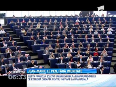 Europarlamentarul Jean-Marie Le Pen a rămas fără imunitate