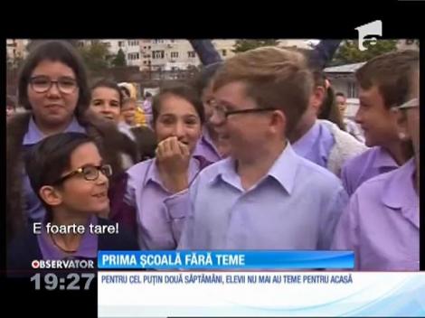 Veste senzațională pentru mai mulți elevi din România. A apărut prima școală fără teme